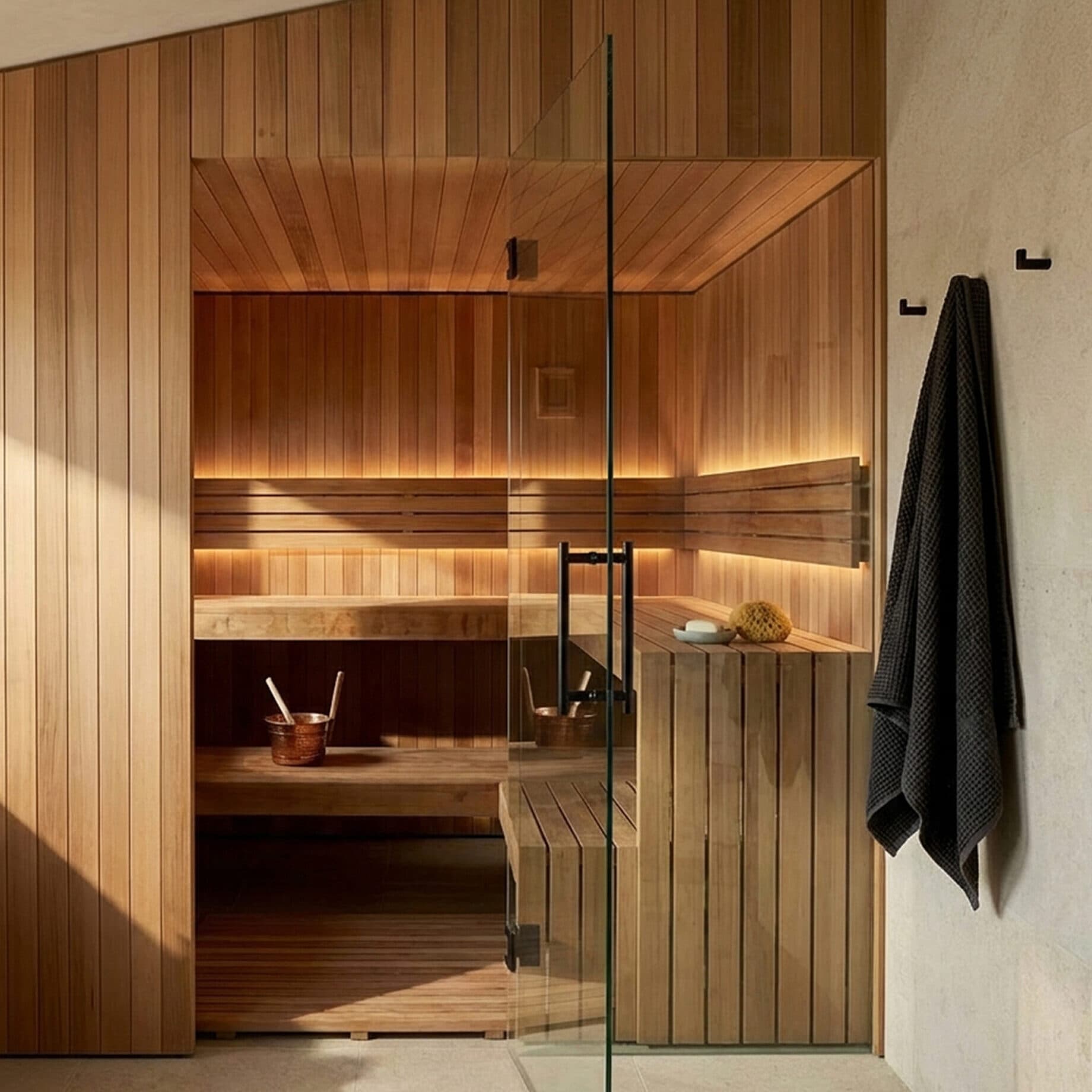 A sauna